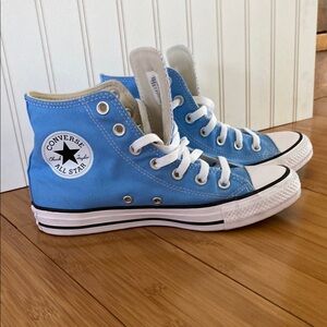Converse Light Blue High-Top Sneakers